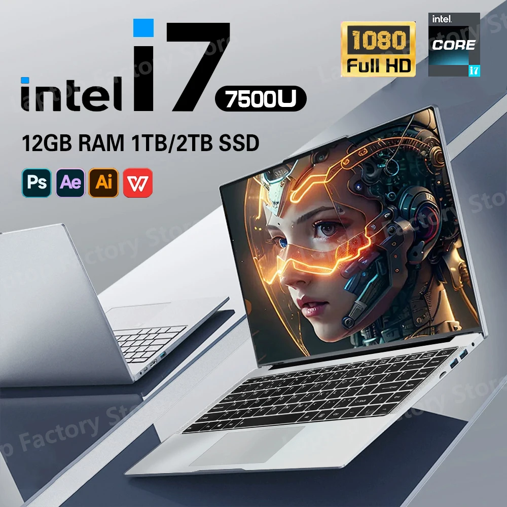2025 울트라 슬림 i7 노트북 컴퓨터 PC