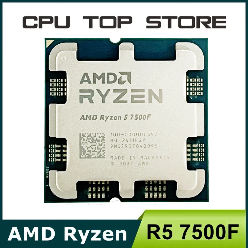 AMD 라이젠 5 R5 7500F 3.7GHz 6코어 12스레드 CPU LGA AM5 (중고)