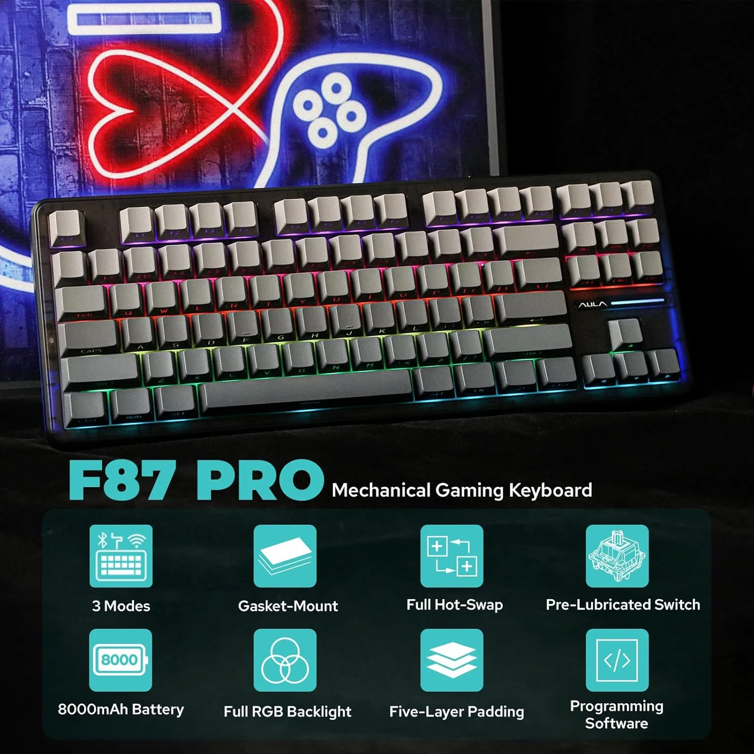 AULA F87 Pro 기계식 키보드