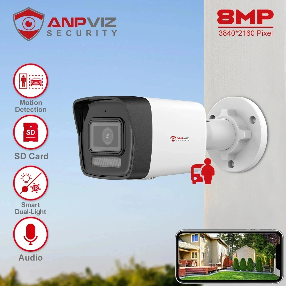 Anpviz POE IP 불릿 카메라