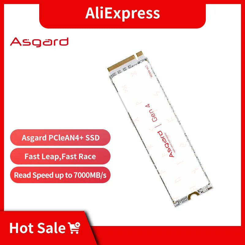 Asgard-M.2 SSD NVME PCIe AN4 + 512GB 1TB 2TB 솔리드 스테이트 드라이브