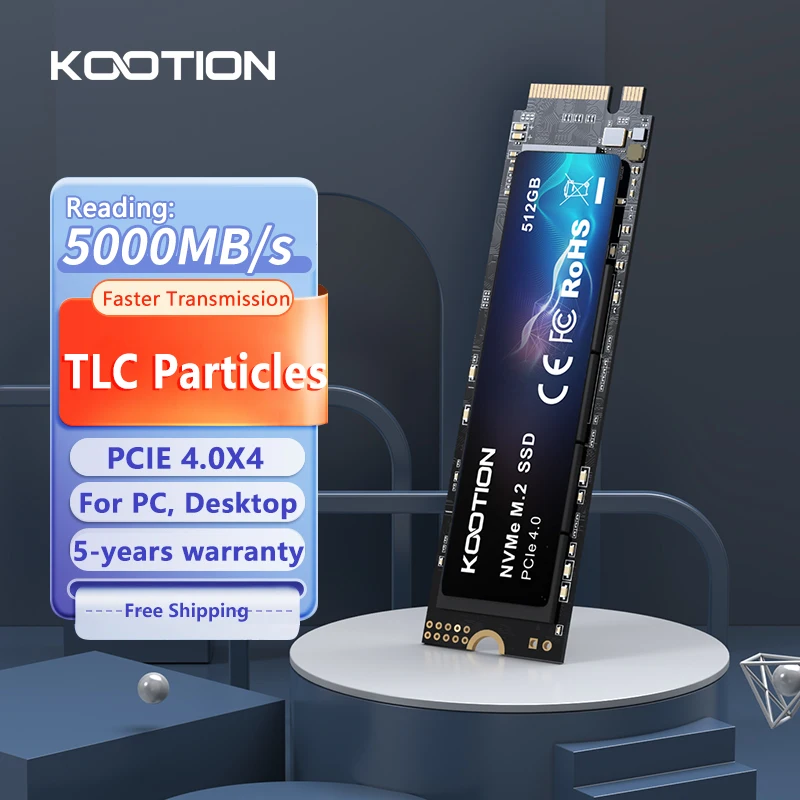 KOOTION PC 노트북 데스크탑용 2280 내장 하드 디스크 HDD M.2 SSD
