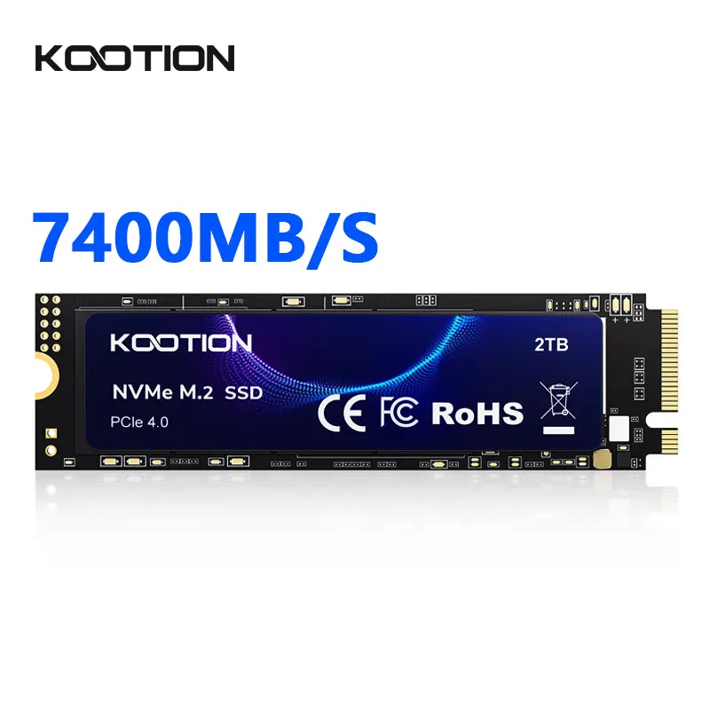 KOOTION X16Plus SSD M2 NVMe 2TB 1TB M.2 2280 Gen4 PCIe4.0 x 4 내장 솔리드 스테이트 드라이브 하드 디스크