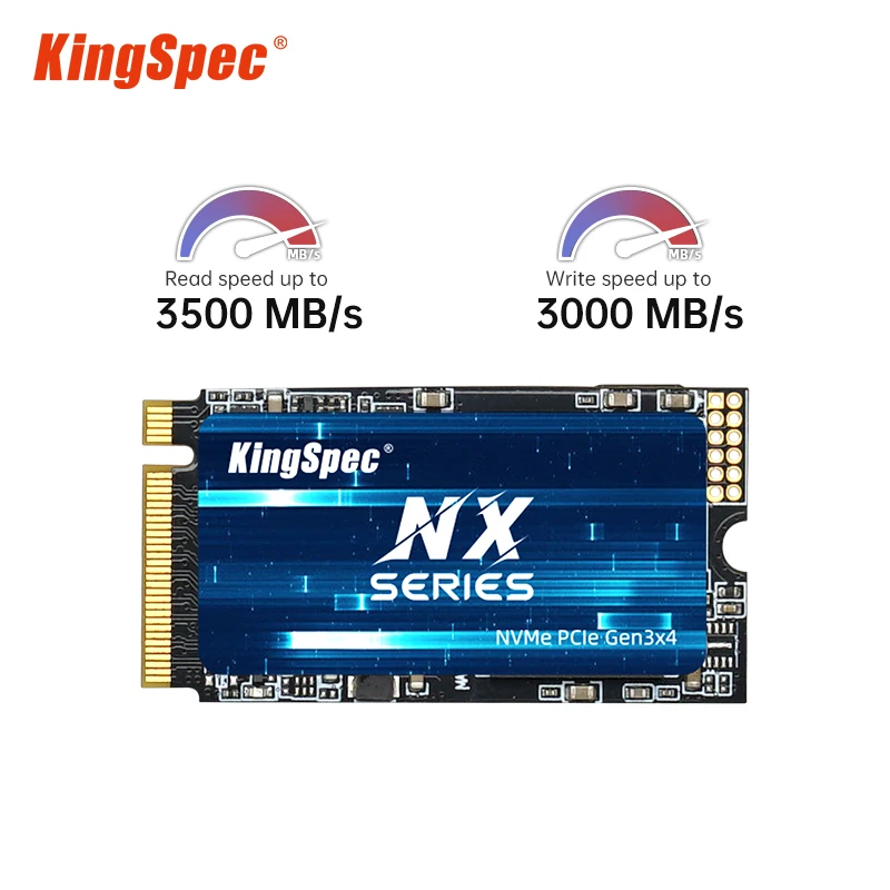 KingSpec M.2 NVMe PCIe 3.0 X4 SSD 256gb 1TB 128GB 512GB SSD M.2 2242 PCIe 하드 드라이브 디스크 노트북용 내부 솔리드 스테이트 드라이브