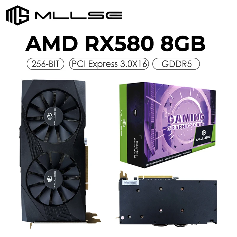 MLLSE AMD Radeon RX 580 그래픽 카드