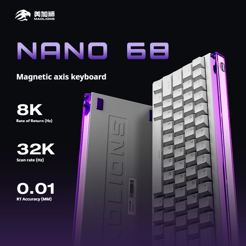 Madlions Nano68 Esports 마그네틱 축 키보드