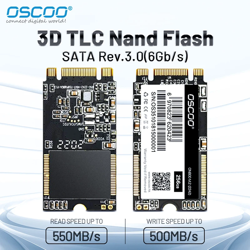 OSCOO NGFF M2 SSD 솔리드 스테이트 드라이브 하드 디스크