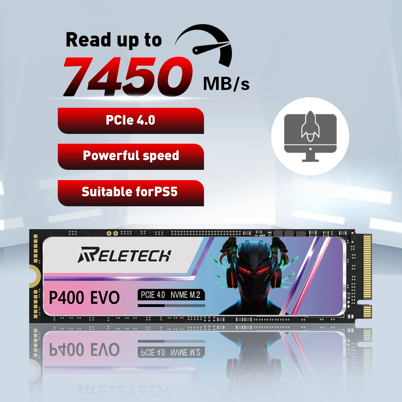 Reletech PC 노트북 플레이스테이션 5 용 내장 솔리드 스테이트 드라이브