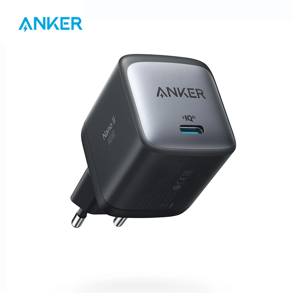 Anker Nano II USB C 충전기 65W GaN II 715 충전기 Galaxy Xiaomi 용 MacBook Pro/Air Galaxy S20/S10 용 PPS 고속 전화 충전기