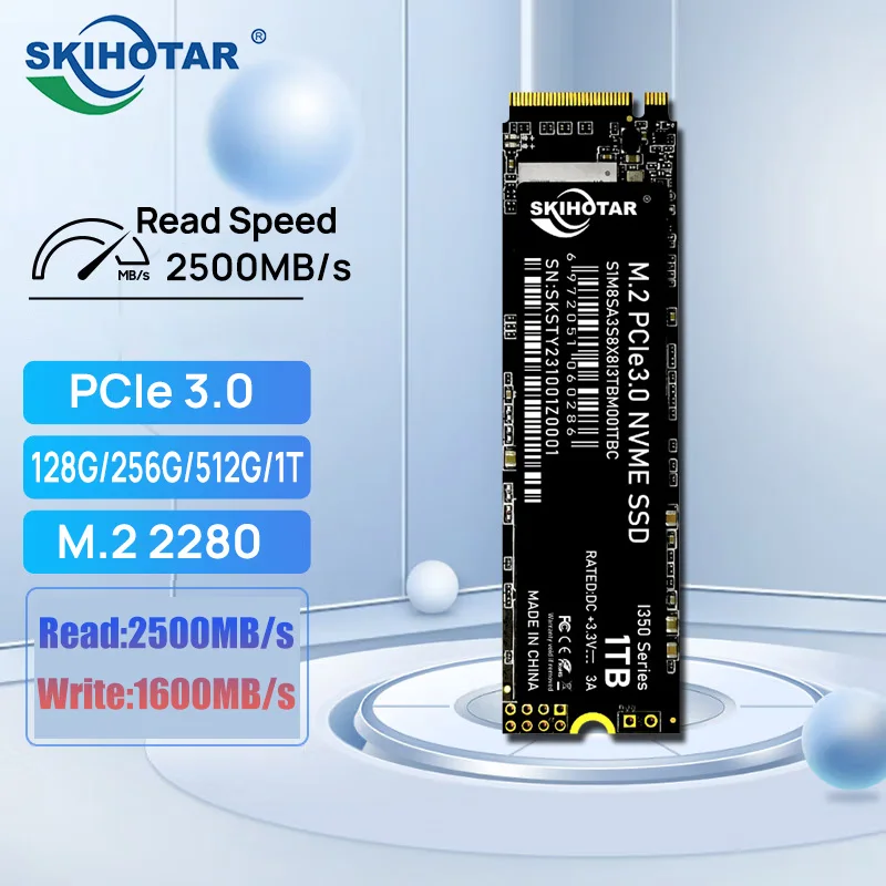 SKIHOTAR 노트북 컴퓨터 PC 서버용 솔리드 스테이트 드라이브