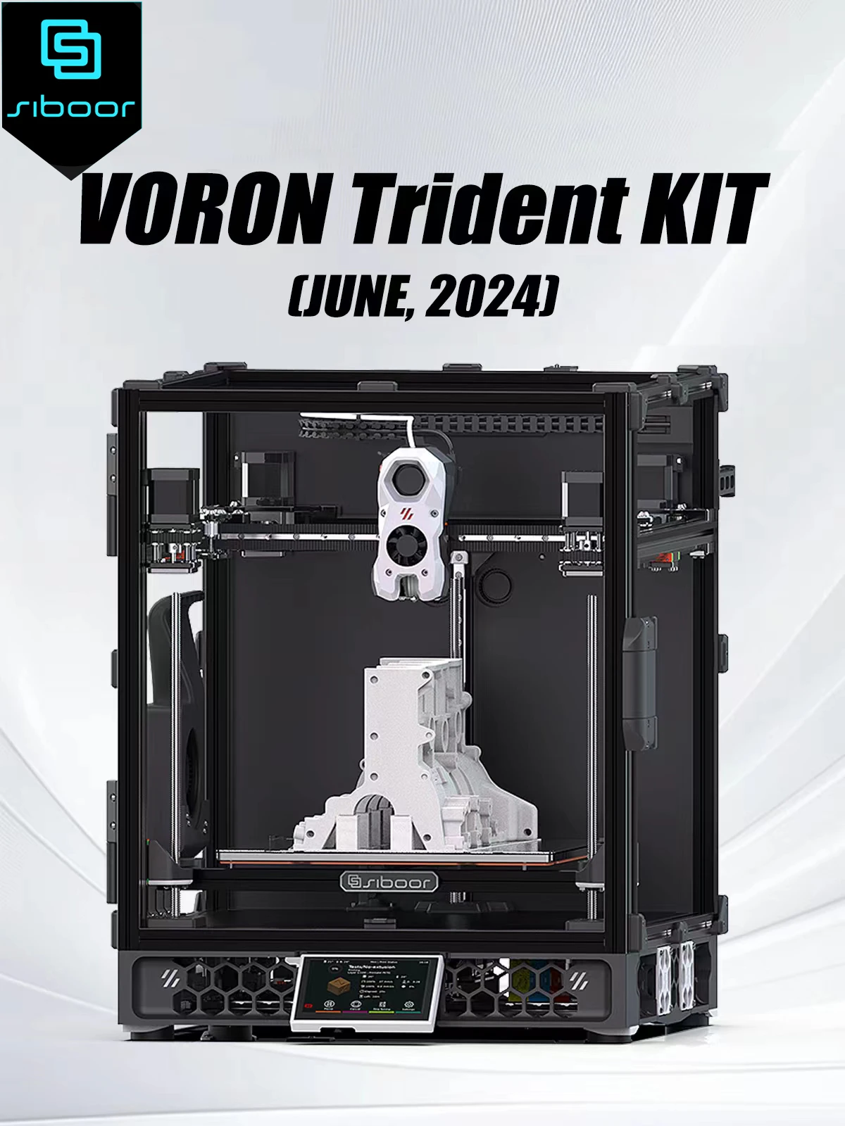Voron Trident SIBOOR CNC 금속 구조 4AWD CoreXY 3D 프린터 업그레이드 스텔스버너 DIY 3D 프린터 풀 키트