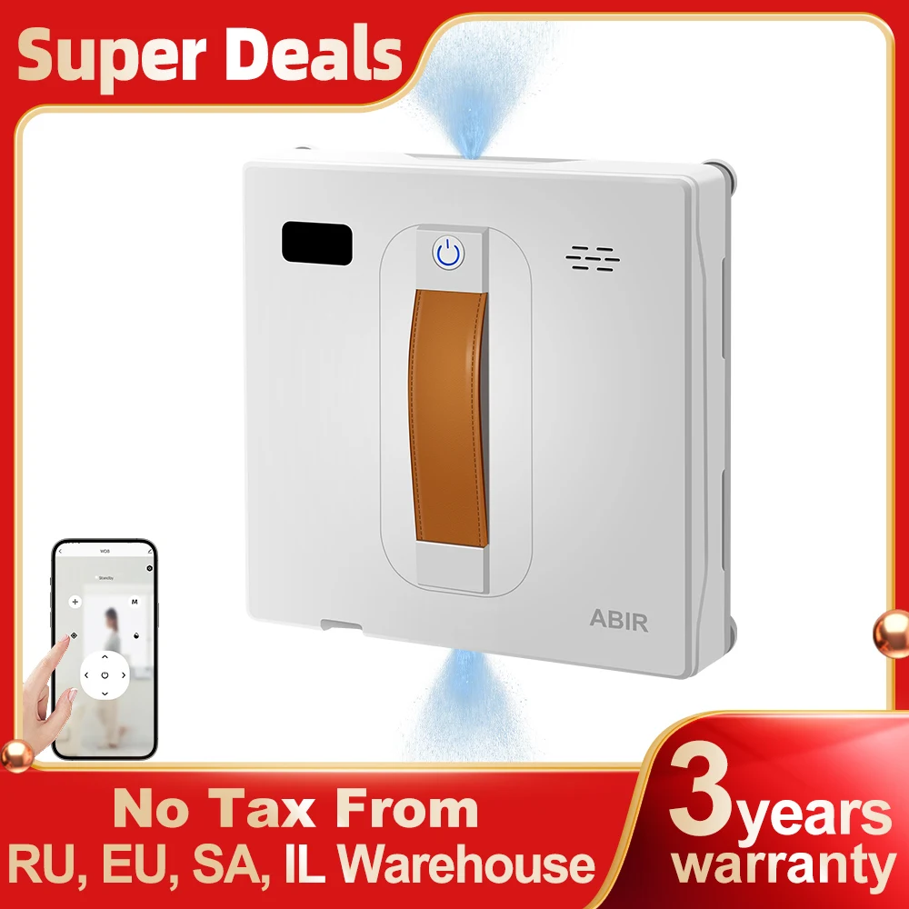 (프로모션 코드: KR1008)창문 진공 로봇 청소기 ABIR WD8